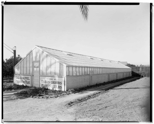 N1 - Nurseries & Soil Heating - Nursery E.L. Chappel Propagation Plant in Riverside