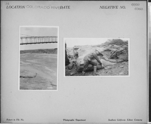 Colorado River - Colorado River under automobile bridge