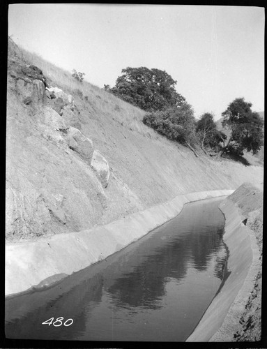 The finished ditch at Tule Plant