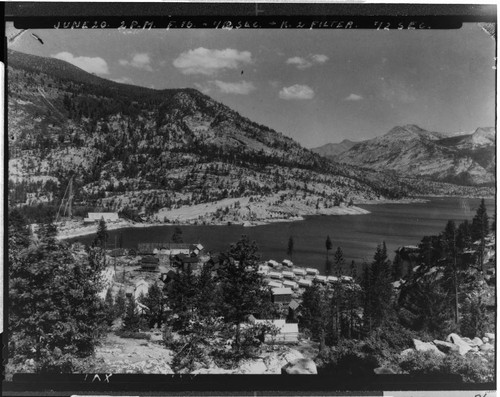 Camp 63 was established at the site of the upper end of the Florence Lake Tunnel