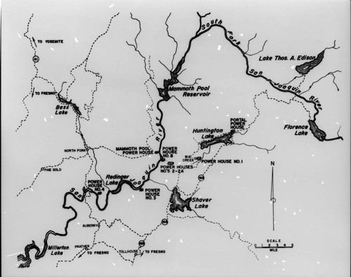 Map of Big Creek area