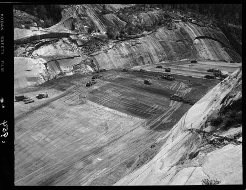 Big Creek - Mammoth Pool - General view of fill operation