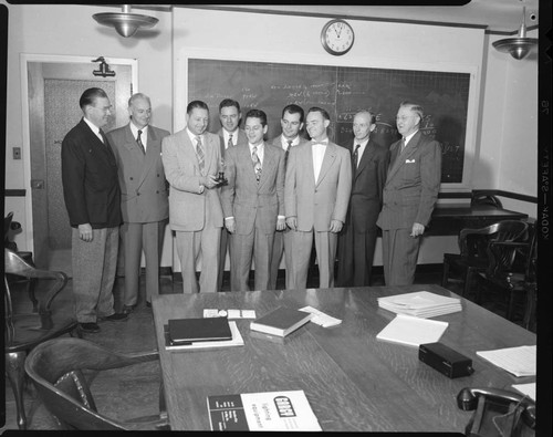 Group portrait during meeting