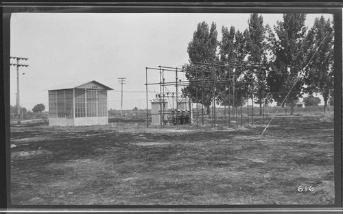 The exterior of Packwood Substation