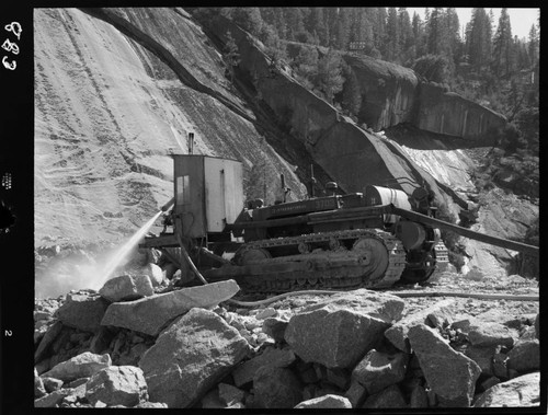 Big Creek - Mammoth Pool - Monitor mounted on TD-24