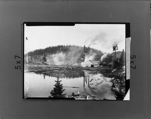 The Shaver Lake Lumber Company's mill and pond