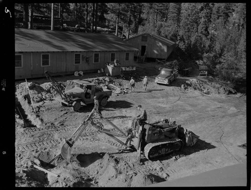 Big Creek - Mammoth Pool - Excavation for sanitary sewer system