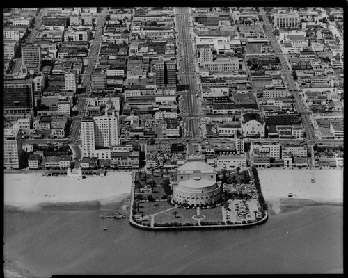 Aerial shot of Long Beach District Office site