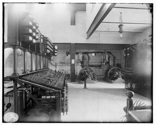 The interior of Los Angeles #3 Steam Plant