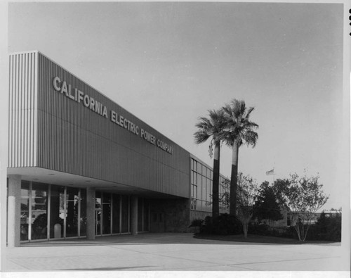 Calectric's new San Bernardino General Office, completed in 1958