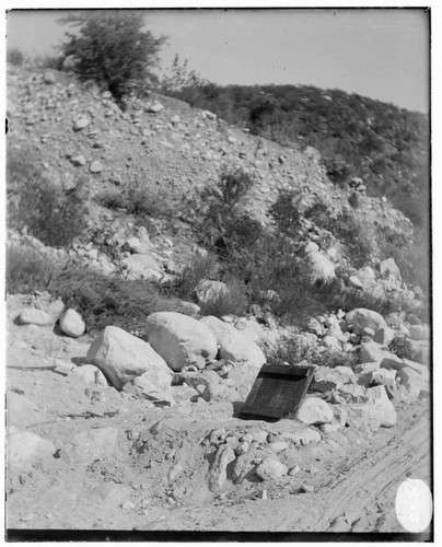 Rocks on the hills at an unknown location