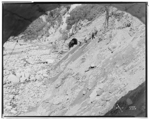 Santa Ana River #2 Powerhouse - Storm damage of March 2nd at SAR 2