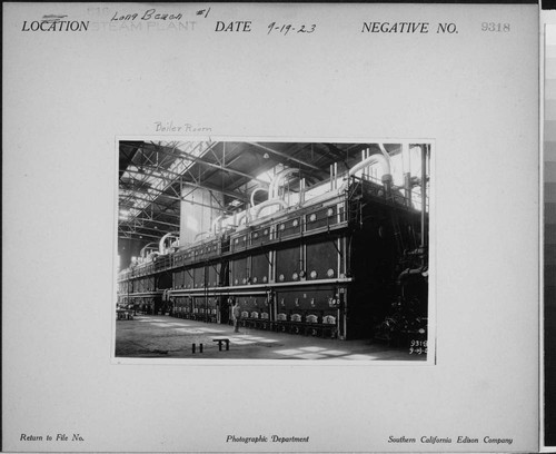 Long Beach Steam Station, Plant #1 - Interior