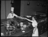 Interior shots of kitchen and counters at "Brad's" cafeteria/resaurant