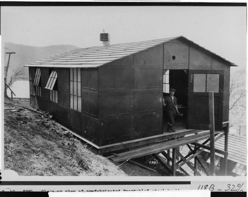 These "portable" metal bunkhouses used at Camp 37 must be ranked as one of the less successful innovations on the Big Creek Project