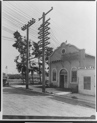 The junction pole at the Ocean Park Substation