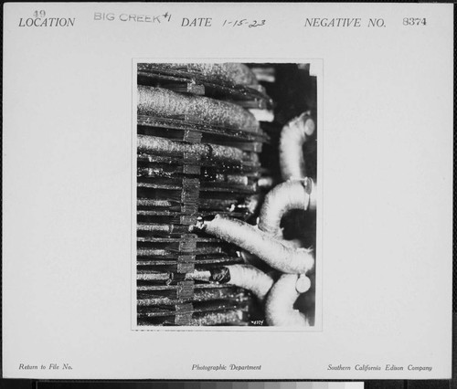 Damaged coils of 220kV Transformer caused by fall from collapsed derrick