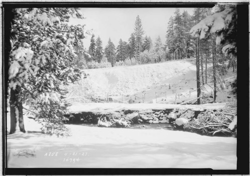 Big Creek, Florence Lake Dam - Fallen flume