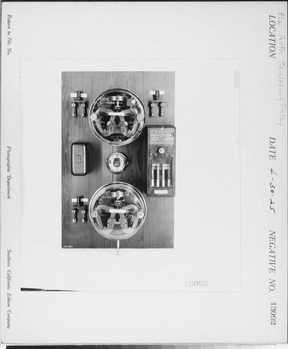 E1.1 - Electric Equipment misc