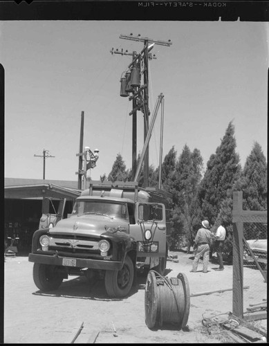 Victorville line construction