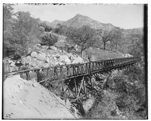 Flume station #129 at Kaweah #2 Hydro Plant