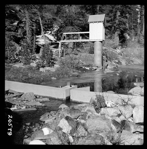 Big Creek, Huntington Lake Dams - Big Creek below Huntington Lake