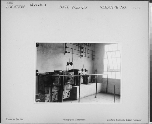 Kaweah #3 - Generating Plant