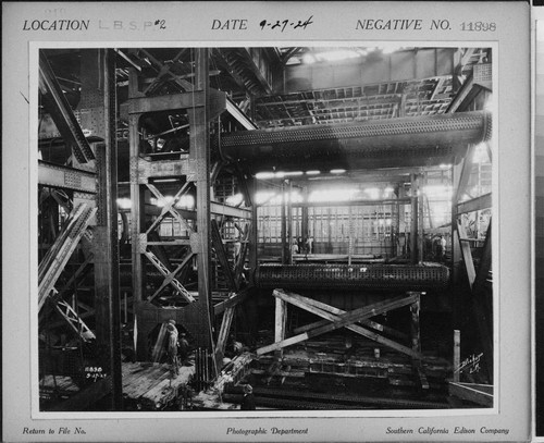 Long Beach Steam Station, Plant #2 - Installing boilers