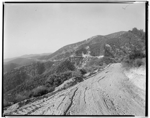 Boulder-Chino Transmission Line - access road in mountains