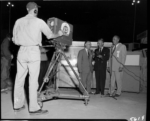 KCOP Channel 13 on-site television broadcast of Edison demonstrations