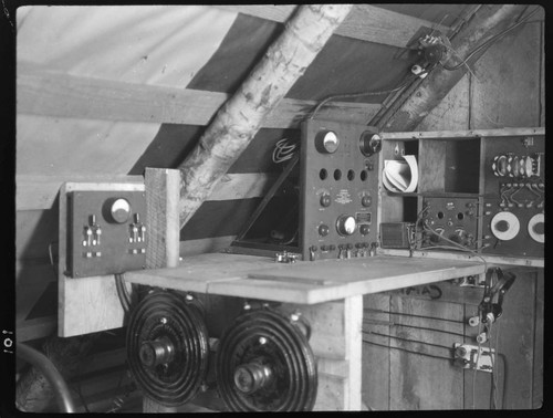 Communications "Radio" shack interior