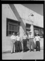 Group of employees standing outside Construction Department