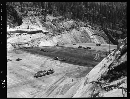 Big Creek - Mammoth Pool - General view of fill operation