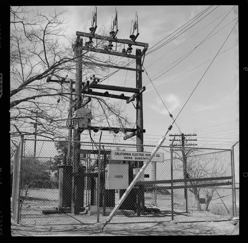 Barstow District : Hicks Substation