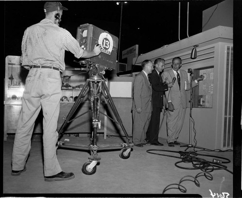 KCOP Channel 13 on-site television broadcast of Edison demonstrations