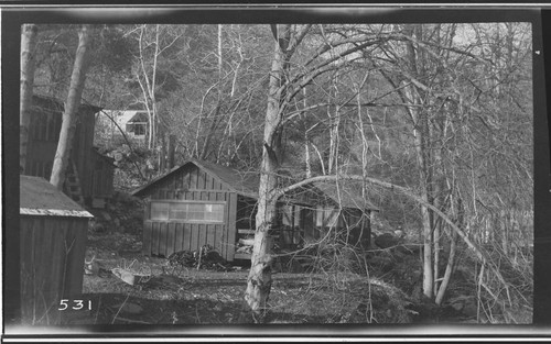 View of construction Camp #1 at Kaweah #3 Hydro Plant