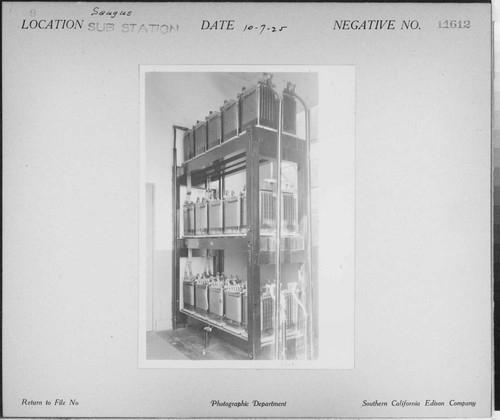 Saugus Substation - Interior