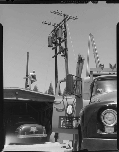 Victorville line construction