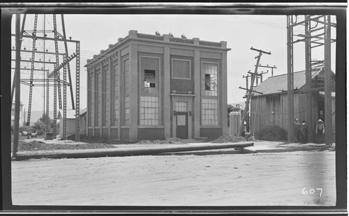 The exterior of the Exeter Substation