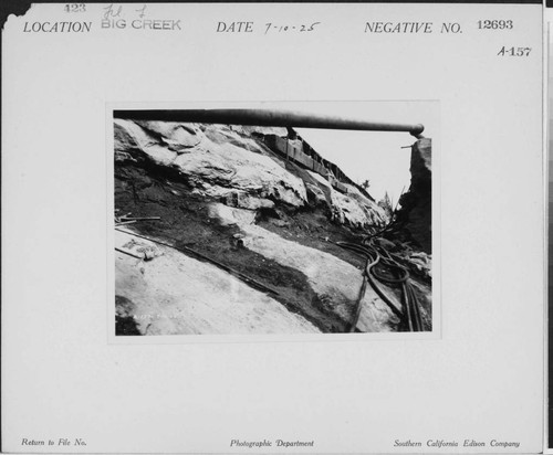 Big Creek, Florence Lake Dam - Construction for multiple-arch dam