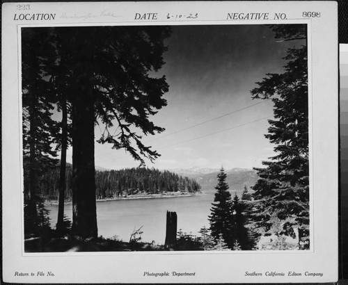 Big Creek Huntington Lake Dams - Huntington Lake