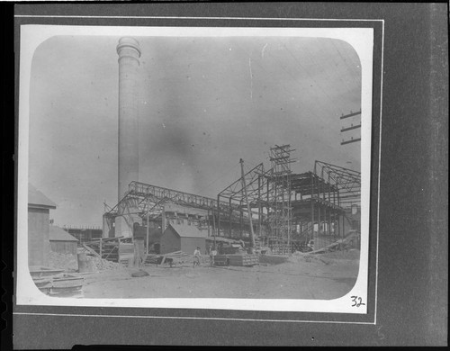 Los Angeles #3 Steam Plant under construction