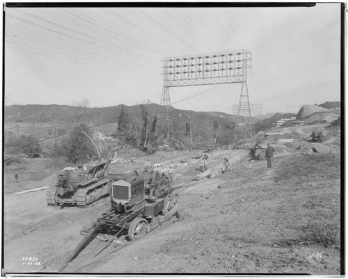 Miscellaneous Transmission - Moving multicircuit tower at Mile 0, tower 6