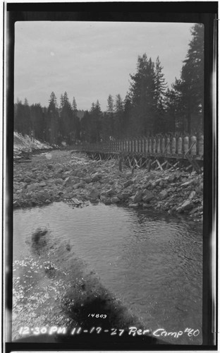 Big Creek, Florence Lake Dam - Reach below Outlet pipe from Florence Lake Tunnel