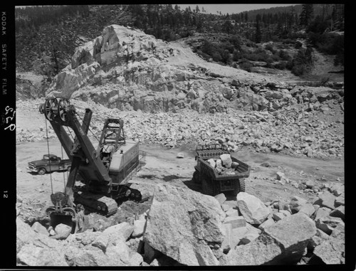 Big Creek - Mammoth Pool - Spillway excavation