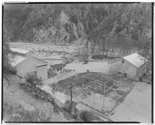 Santa Ana River #1 Powerhouse - Storm Damage (of March 2nd) at SAR 1