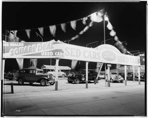 L1.1 - Lighting, misc. - McKinsie Ford Square Deal used car lot