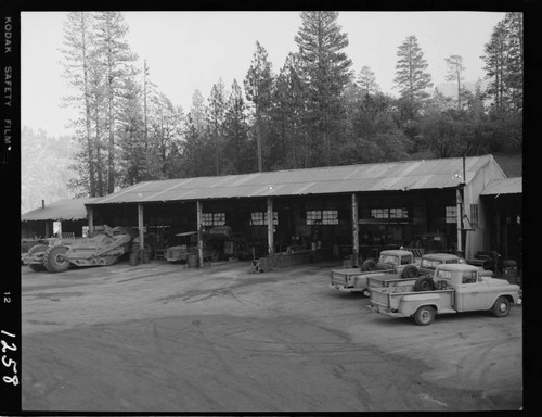 Big Creek - Mammoth Pool - General view of Maintenance Shop