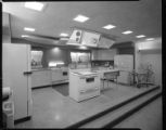 Teaching kitchen, and lighting in a bank