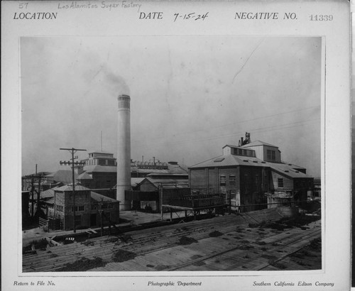 Power Consumers - General - Los Alamitos Sugar Factory